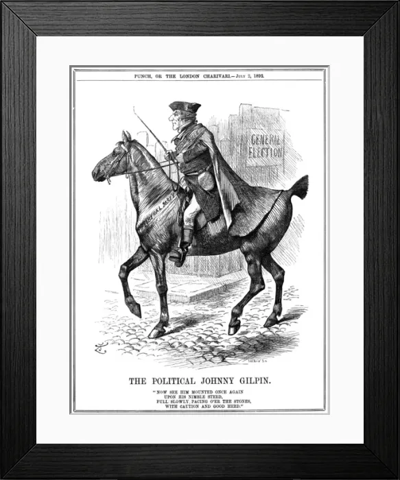 Framed Print : Gladstone as Gilpin Framed Print : Gladstone as Gilpin