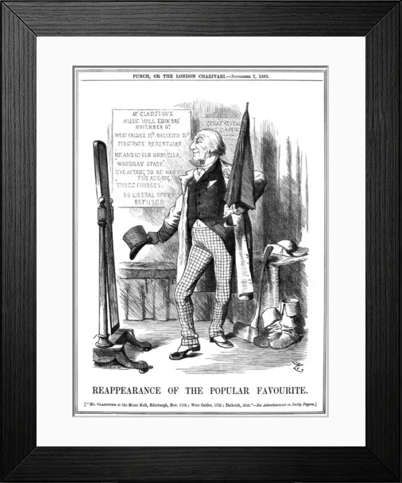 Framed Print : Gladstone as Actor Framed Print : Gladstone as Actor