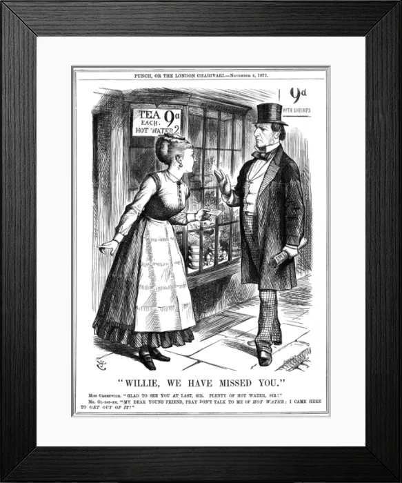 Framed Print : Gladstone in Greenwich Framed Print : Gladstone in Greenwich