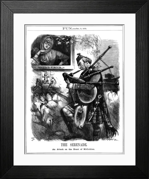 Framed Print : Gladstone Woos Scots Framed Print : Gladstone Woos Scots