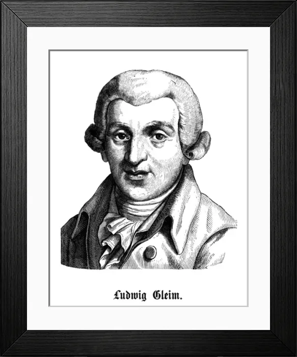 Framed Print : Ludwig Gleim - 2 Framed Print : Ludwig Gleim - 2