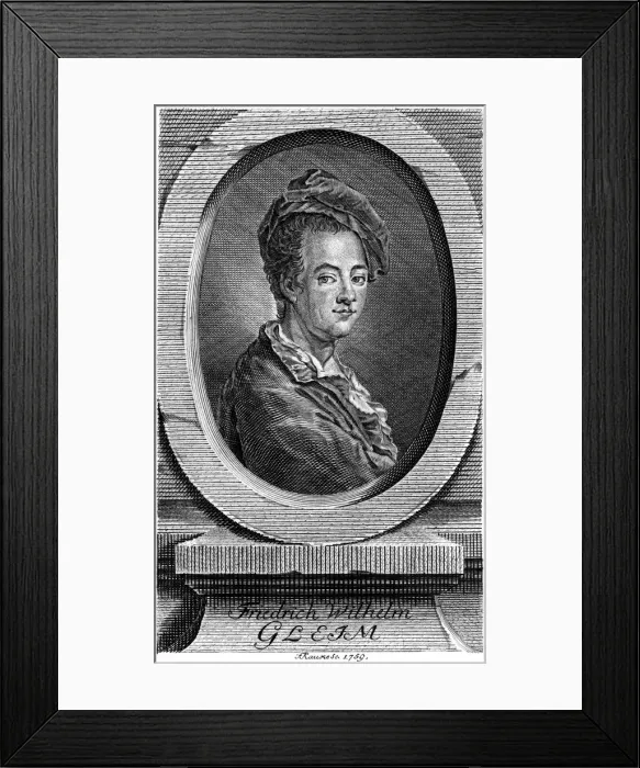Framed Print : Friedrich Wilhelm Gleim Framed Print : Friedrich Wilhelm Gleim