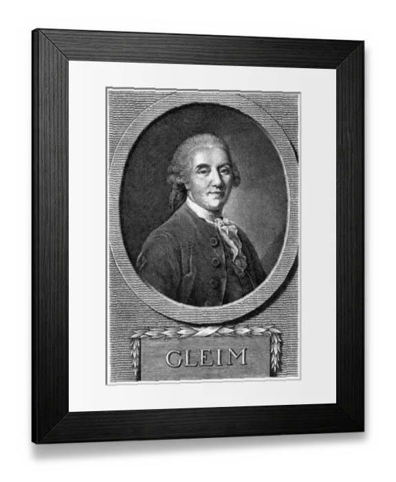 Framed Print : Ludwig Gleim - 3 Framed Print : Ludwig Gleim - 3
