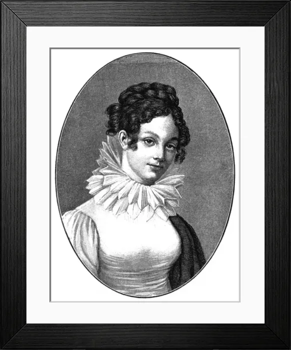 Framed Print : Goethe : Minna Herzlieb Framed Print : Goethe : Minna Herzlieb