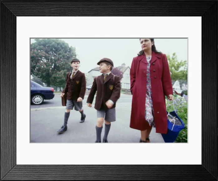Framed Print : Going to School 1940S Framed Print : Going to School 1940S
