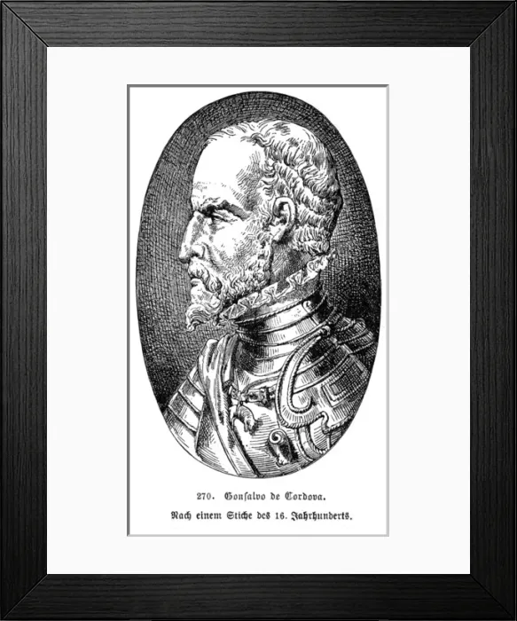 Framed Print : Gonzalo De Cordoba Framed Print : Gonzalo De Cordoba