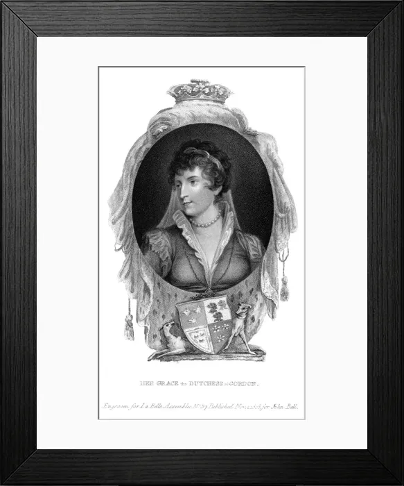 Framed Print : Jane Duchess of Gordon 1 Framed Print : Jane Duchess of Gordon 1