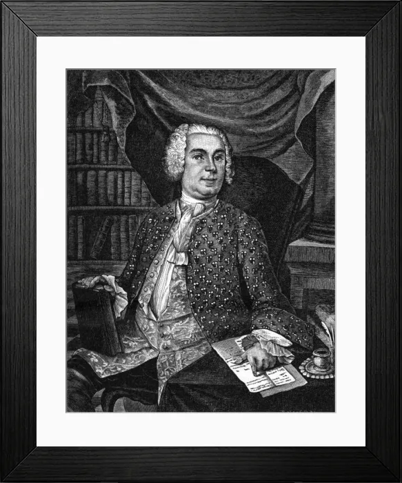 Framed Print : Johann Gottsched - 2 Framed Print : Johann Gottsched - 2