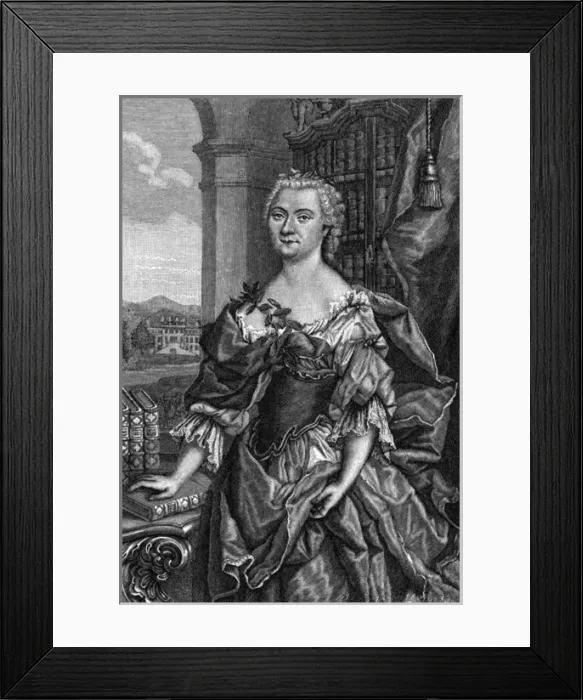 Framed Print : Luise Adelgund Gottsched Framed Print : Luise Adelgund Gottsched
