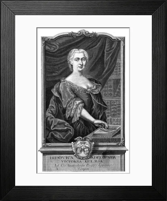 Framed Print : Luise Adelgund Gottsched Framed Print : Luise Adelgund Gottsched