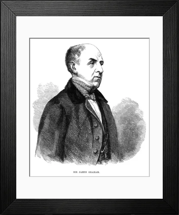 Framed Print : Sir James Graham Framed Print : Sir James Graham