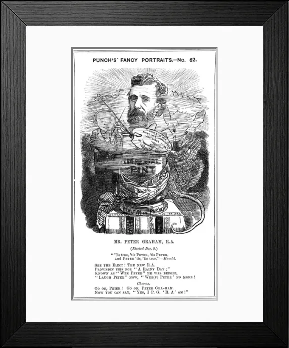 Framed Print : Peter Graham, Artist Framed Print : Peter Graham, Artist
