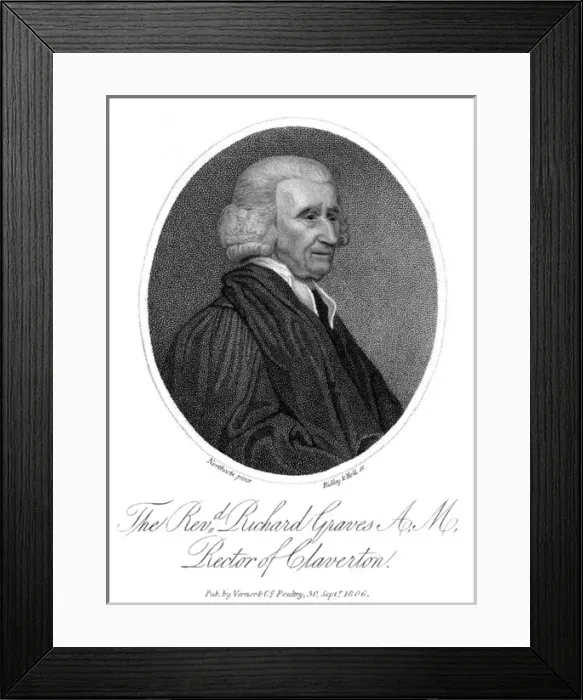 Framed Print : Richard Graves, Writer Framed Print : Richard Graves, Writer