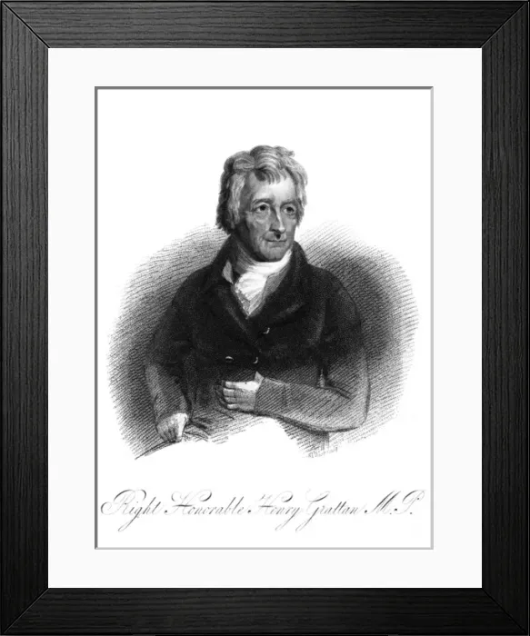Framed Print : Henry Grattan - 4 Framed Print : Henry Grattan - 4