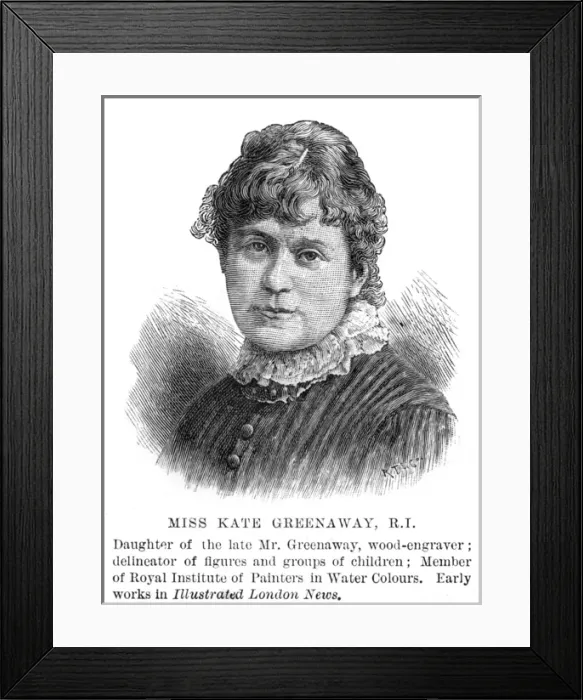 Framed Print : Kate Greenaway Framed Print : Kate Greenaway