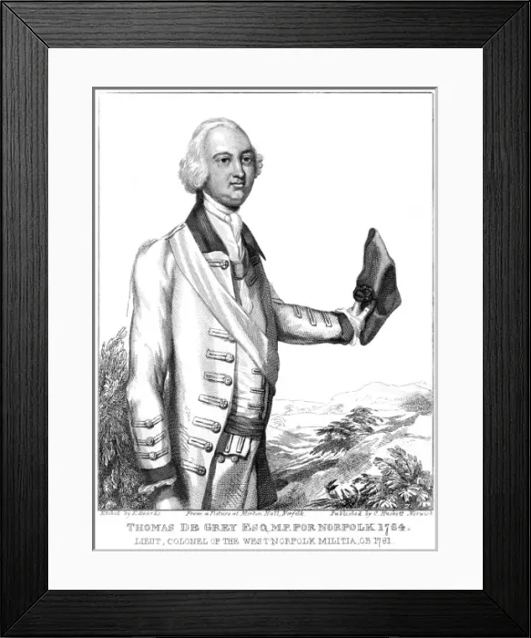 Framed Print : Thomas De Grey Framed Print : Thomas De Grey
