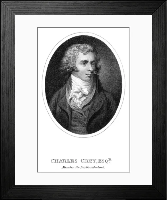 Framed Print : Charles 2nd Earl Grey Framed Print : Charles 2nd Earl Grey