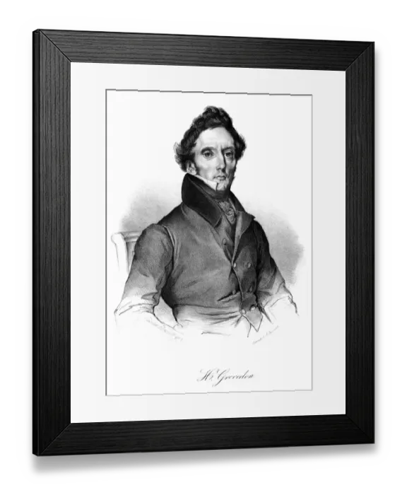 Framed Print : Pierre L H Grevedon Framed Print : Pierre L H Grevedon