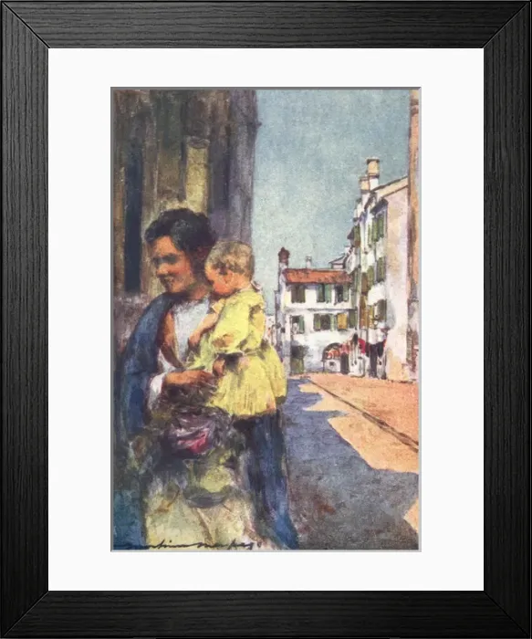 Framed Print : Bambino - Venice, Italy Framed Print : Bambino - Venice, Italy