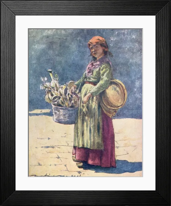 Framed Print : The wooden-spoon seller - Venice, Italy Framed Print : The wooden-spoon seller - Venice, Italy
