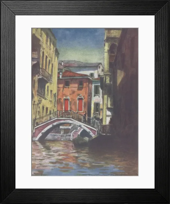 Framed Print : Osmarin Canal - Venice, Italy Framed Print : Osmarin Canal - Venice, Italy