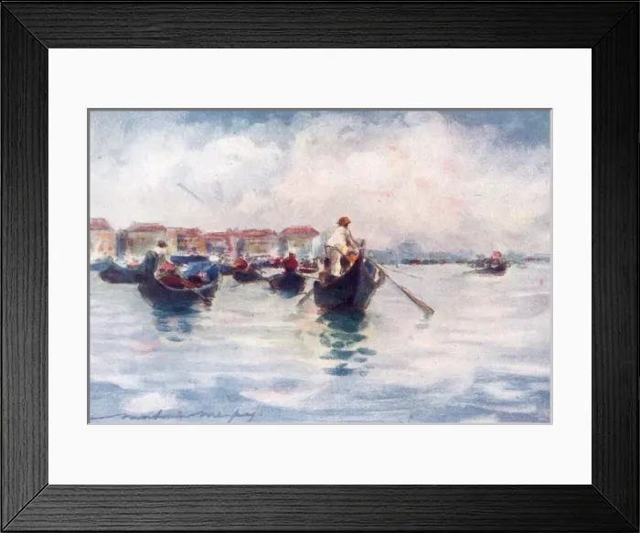 Framed Print : Midday on the lagoon - Venice, Italy Framed Print : Midday on the lagoon - Venice, Italy