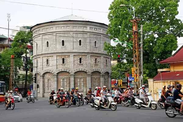 Hang Dau Water Tank in Hanoi, Vietnam