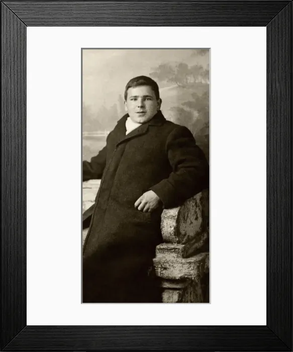 Framed Print : Studio photograph of a Belgian soldier Framed Print : Studio photograph of a Belgian soldier
