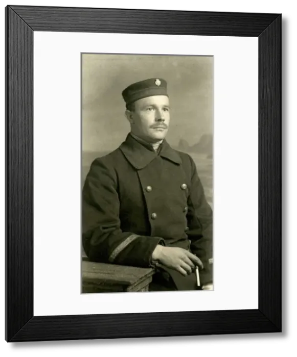 Framed Print : Photograph of a Belgian soldier Framed Print : Photograph of a Belgian soldier