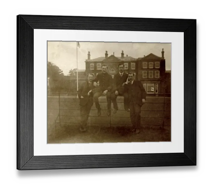 Framed Print : Belgian patients at Quex Park Framed Print : Belgian patients at Quex Park