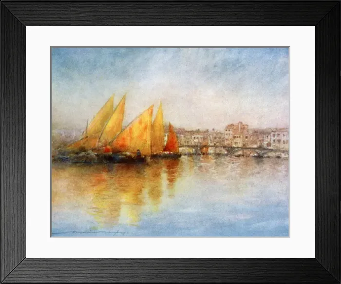 Framed Print : Off the Giudecca - Venice, Italy