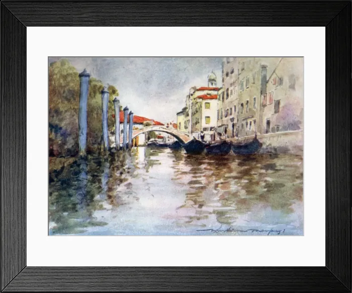 Framed Print : Timber boats from shores of the Adriatic - Venice, Italy