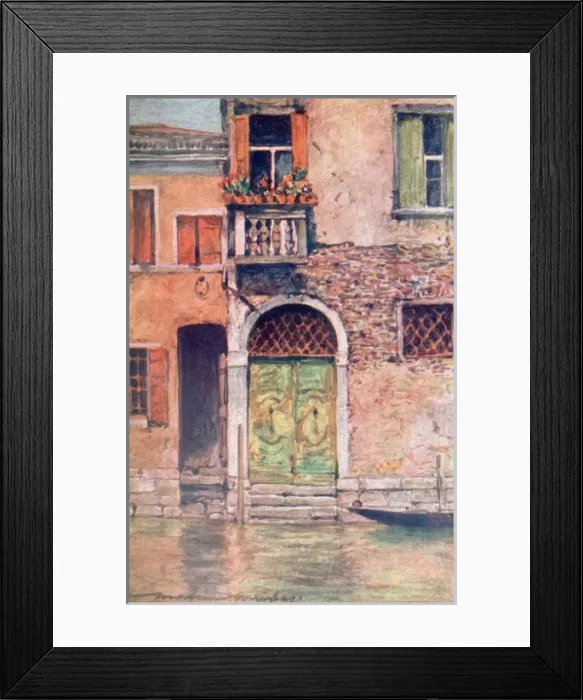 Framed Print : A ruinded Palazzo - Venice, Italy Framed Print : A ruinded Palazzo - Venice, Italy