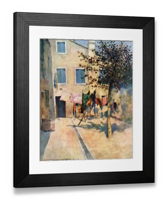 Framed Print : A Campiello- Venice, Italy Framed Print : A Campiello- Venice, Italy