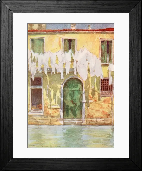 Framed Print : An unfrequented canal - Venice, Italy Framed Print : An unfrequented canal - Venice, Italy