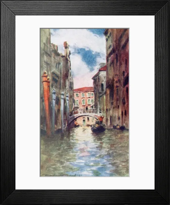 Framed Print : Rio di San Marina - Venice, Italy Framed Print : Rio di San Marina - Venice, Italy