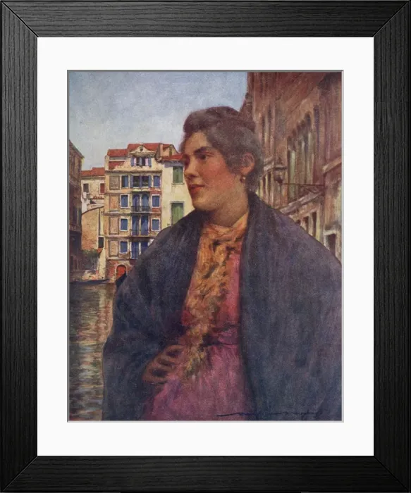 Framed Print : A woman of the people - Venice, Italy Framed Print : A woman of the people - Venice, Italy