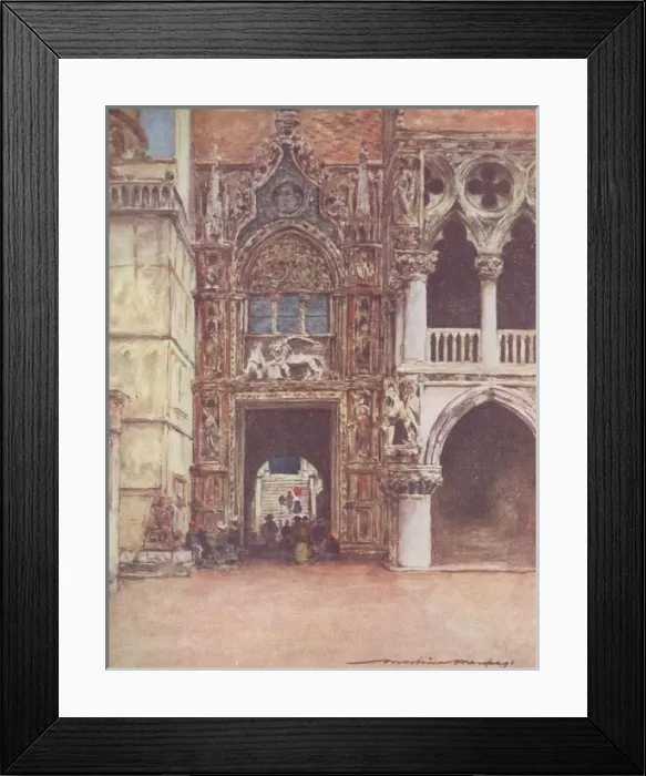 Framed Print : Porta della Carta - Venice, Italy Framed Print : Porta della Carta - Venice, Italy