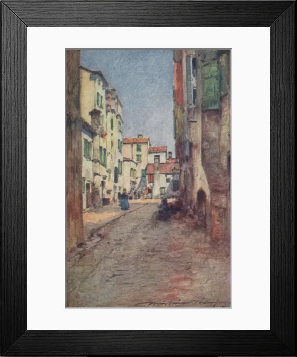 Framed Print : A back street - Venice, Italy Framed Print : A back street - Venice, Italy