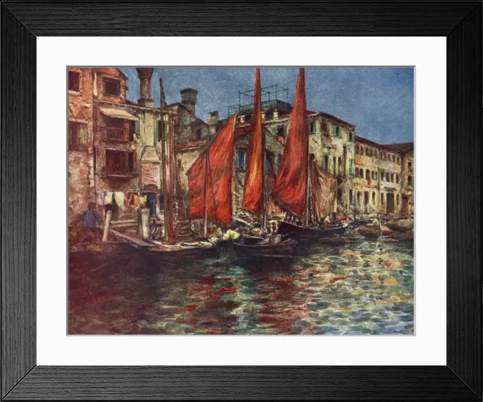 Framed Print : The fish market - Venice, Italy Framed Print : The fish market - Venice, Italy