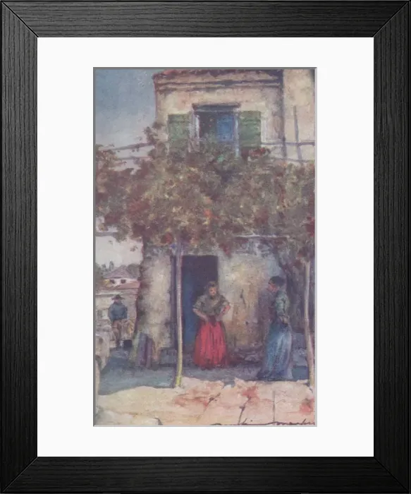 Framed Print : A Traghetto - Venice, Italy Framed Print : A Traghetto - Venice, Italy