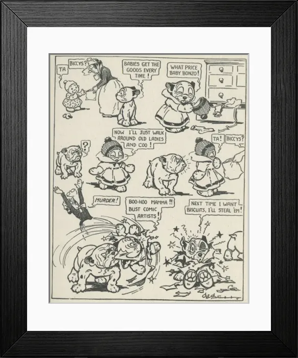 Framed Print : Bonzo Date: 1927 Framed Print : Bonzo Date: 1927