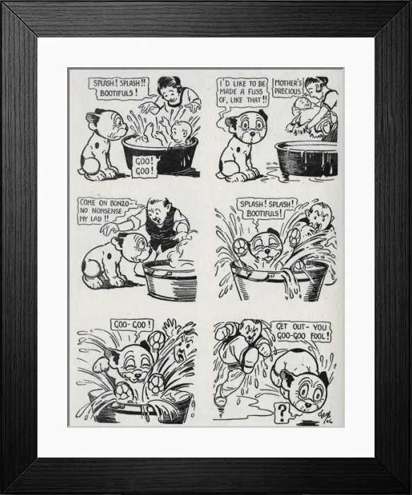 Framed Print : Bonzo Date: 1927 Framed Print : Bonzo Date: 1927