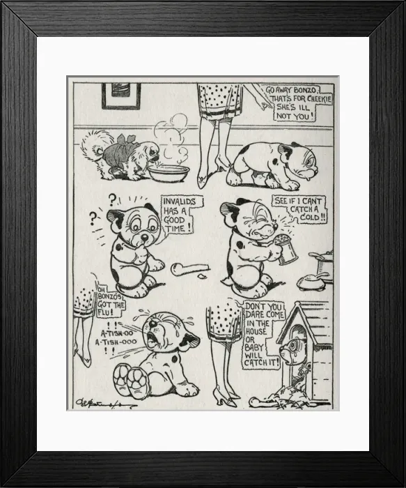Framed Print : Bonzo Date: 1927 Framed Print : Bonzo Date: 1927