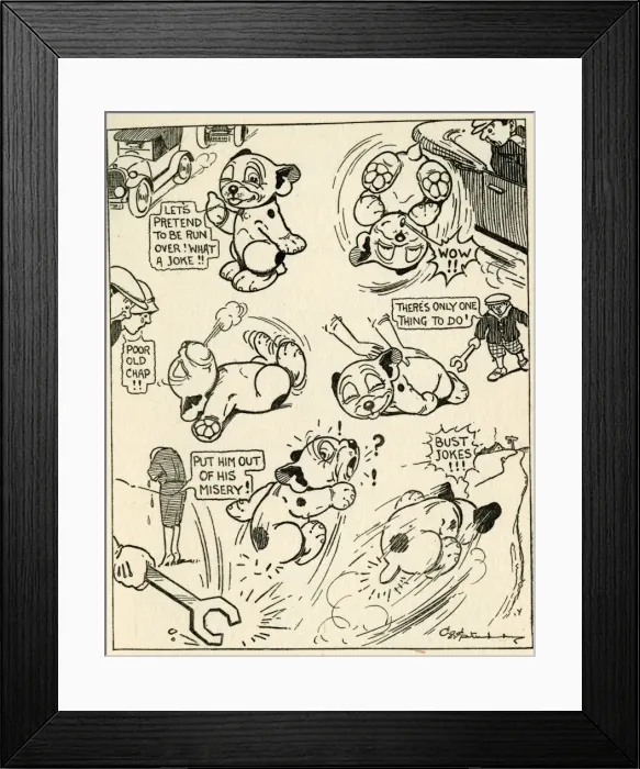 Framed Print : Bonzo Date: 1927 Framed Print : Bonzo Date: 1927