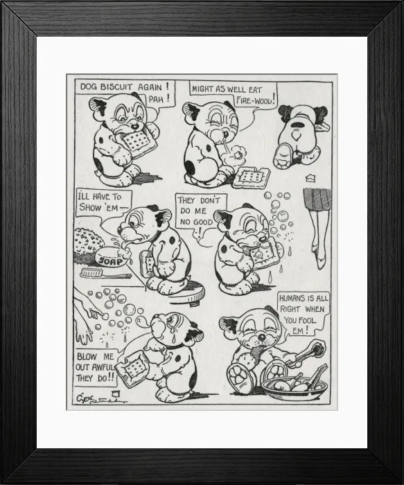 Framed Print : Bonzo Date: 1927 Framed Print : Bonzo Date: 1927