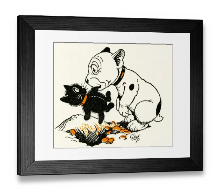 Framed Print : Bonzo Date: 1947 Framed Print : Bonzo Date: 1947