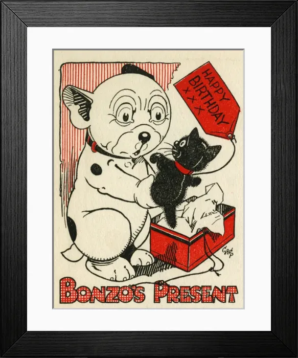 Framed Print : Bonzo Date: 1947 Framed Print : Bonzo Date: 1947