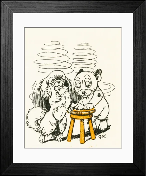 Framed Print : Bonzo Date: 1947 Framed Print : Bonzo Date: 1947