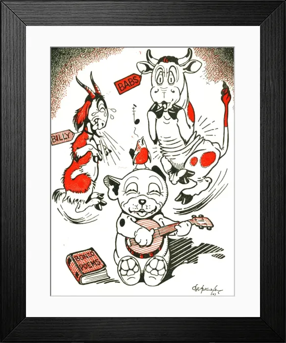 Framed Print : Bonzo Date: 1947 Framed Print : Bonzo Date: 1947